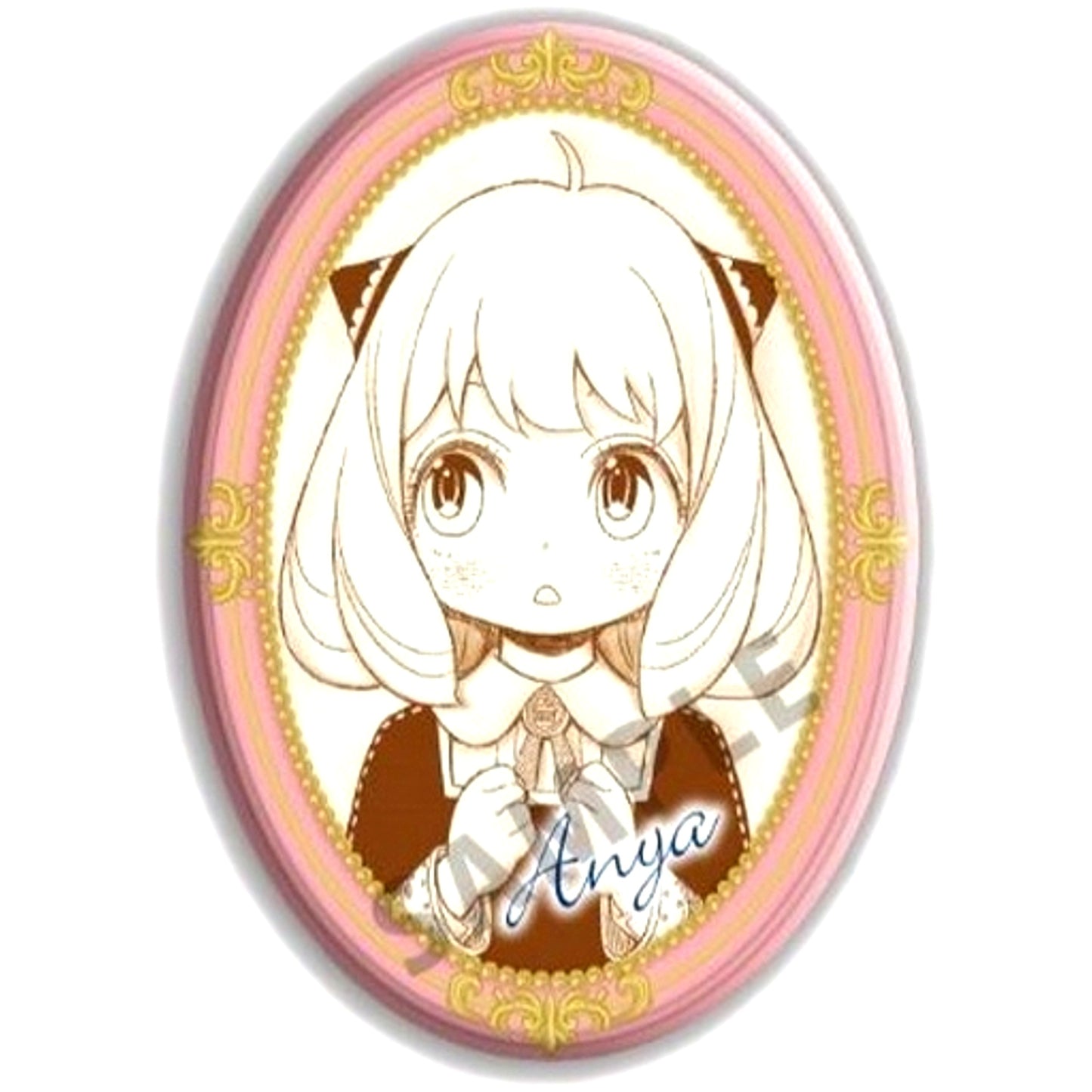 B. Anya Forger - Sepia / Pink SPY x FAMILY Trading Badge [USED]