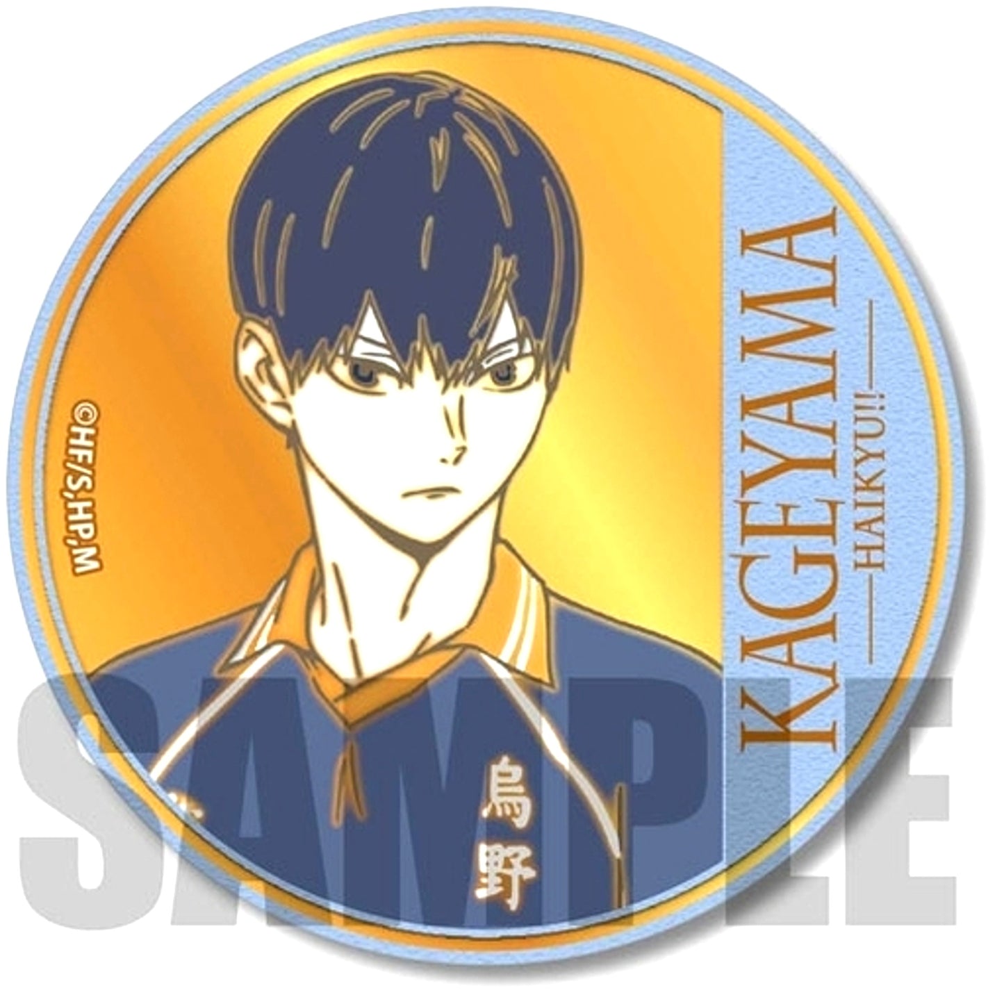Tobio Kageyama Haikyu!! TO THE TOP Chara Medal Button [USED]