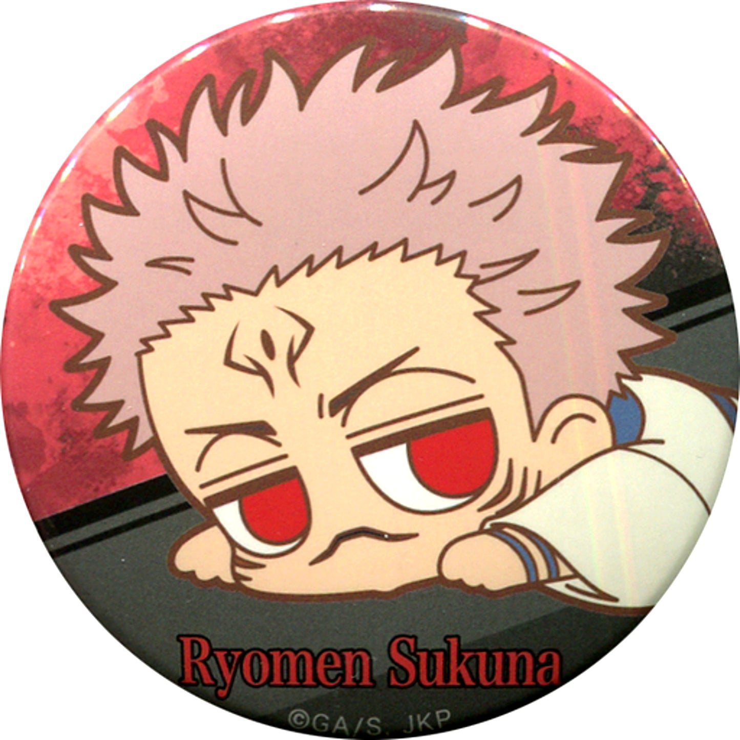 Secret Ryomen Sukuna Jujutsu Kaisen Char Button Collection Jump Festa 2021 Ltd [USED]