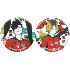 Haikyu!! Kuroo Kozume Set of 2 Ichiban Kuji Haikyu Shinen!! Ore ni Fuku Motte Koooi!!! Button Prize C [USED]