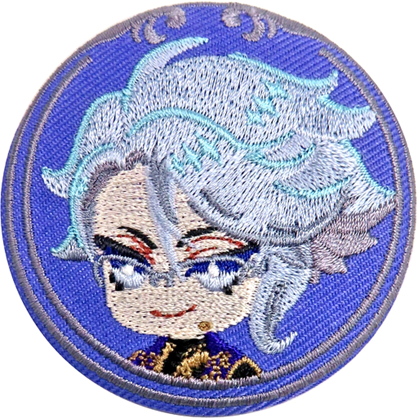 Azul Ashengrotto Disney Twisted Wonderland Embroidery Button 2 [USED]