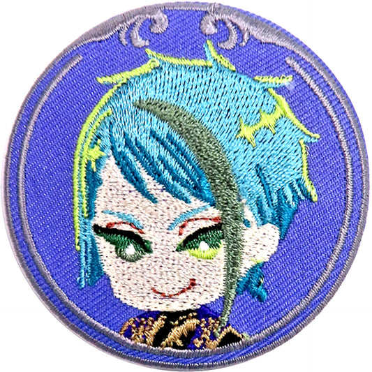Jade Leech Disney Twisted Wonderland Embroidery Button 2 [USED]