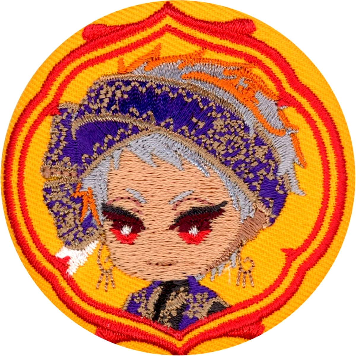 Kalim Al-Asim Disney Twisted Wonderland Embroidery Button 2 [USED]