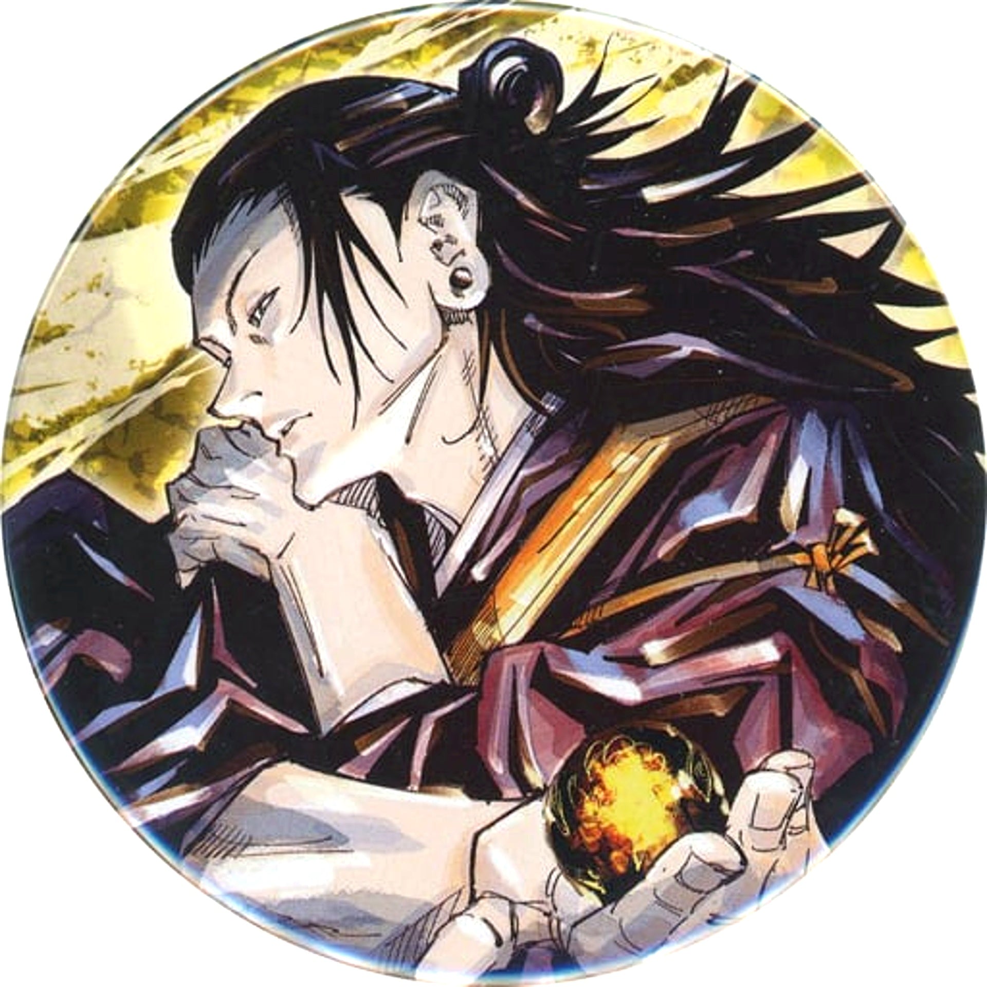 Suguru Geto Vol. 9 Vol. 2 Jujutsu Kaisen Collection Button [USED]