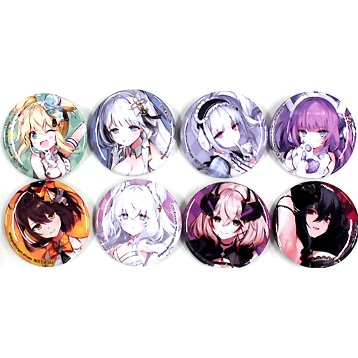 Group Mu Equipment Set of 8 Button Purchase Bonus for CD Azur Lane Character Song Vol.03 A&B Set Air Comiket 2 [USED]