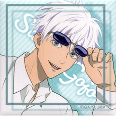 Jujutsu Kaisen Satoru Gojo Closer Trading Square Can Badge Casual Ver. TOHO animation STORE Limited Buttons [USED]