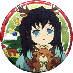 Demon Slayer: Kimetsu no Yaiba Muichirou Tokitou Normal 57mm Random Can Badge Group B ufotable cafe Christmas Event 2020 Limited Buttons [USED]