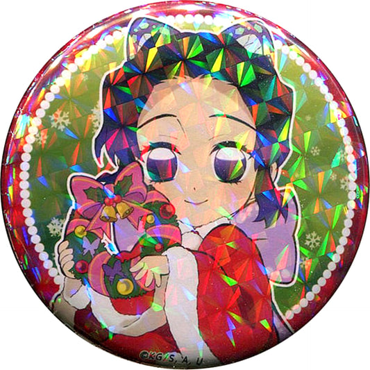 Shinobu Kocho Glitter Demon Slayer ufotable Cafe Christmas Event 2020 57mm Random Button Group B [USED]
