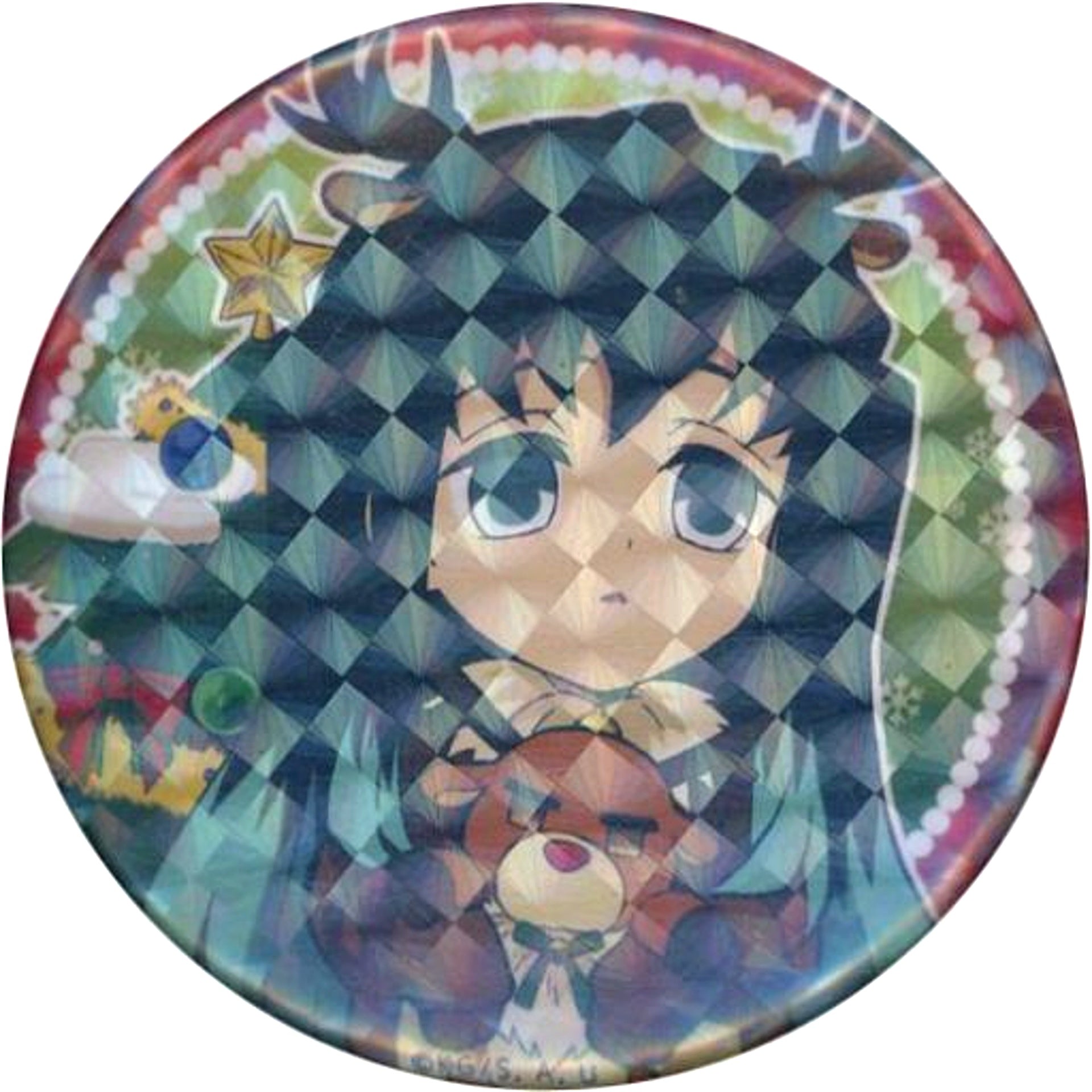 Muichiro Tokito Demon Slayer ufotable cafe Christmas Event 2020 57mm Random Button Group B Glitter [USED]