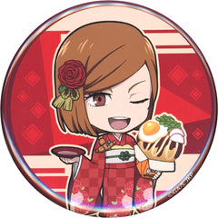 Jujutsu Kaisen Nobara Kugisaki Trading Can Badge Bakudan Yaki Honpo 1st Limited Buttons [USED]