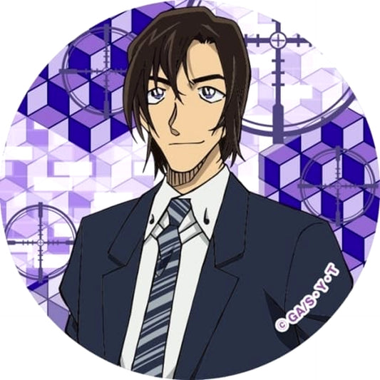 Detective Conan Kenji Hagiwara Trading Can Badge Collection C Buttons [USED]