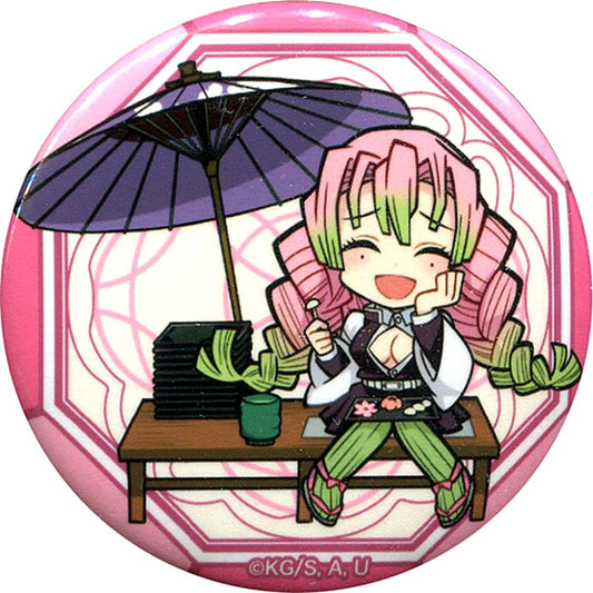 Mitsuri Kanroji Demon Slayer: Kimetsu no Yaiba x Randen x Toei Kyoto Studio Park x Kyoto City Transportation Bureau Kyo no Oshigoto 2 Trading Mini Chara Button [USED]