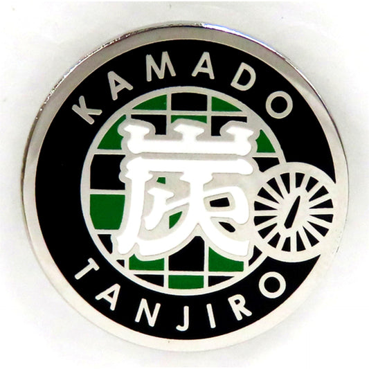 Tanjiro Kamado Demon Slayer Randen Eigamura Kyoto City Transport Kyo no Oshigoto 2 Trading Pin Badge [USED]