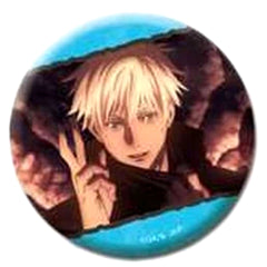Jujutsu Kaisen Satoru Gojo Trading Famous Scene Can Badge Vol.2 Buttons [USED]