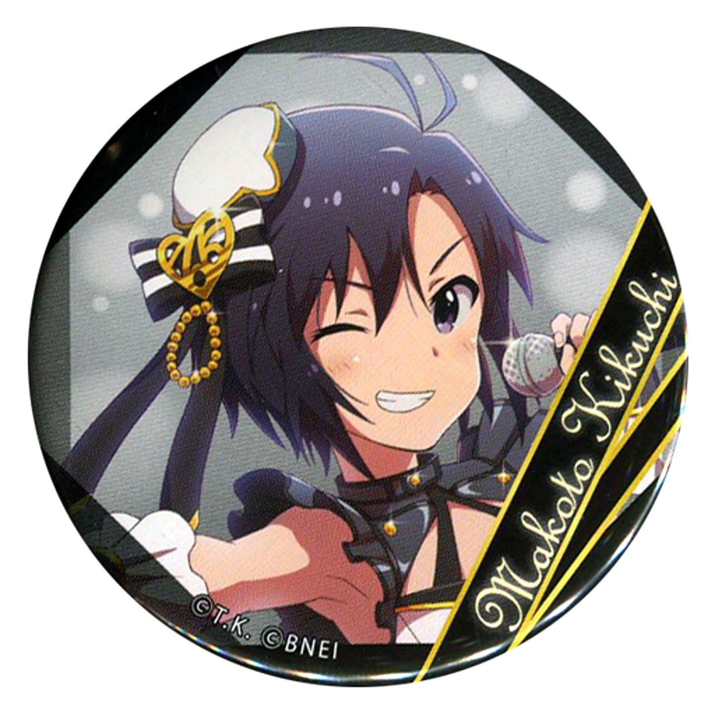 Makoto Kikuchi Trading Button animatecafe Ver. The Idolmaster x Good Smile x animatecafe [USED]