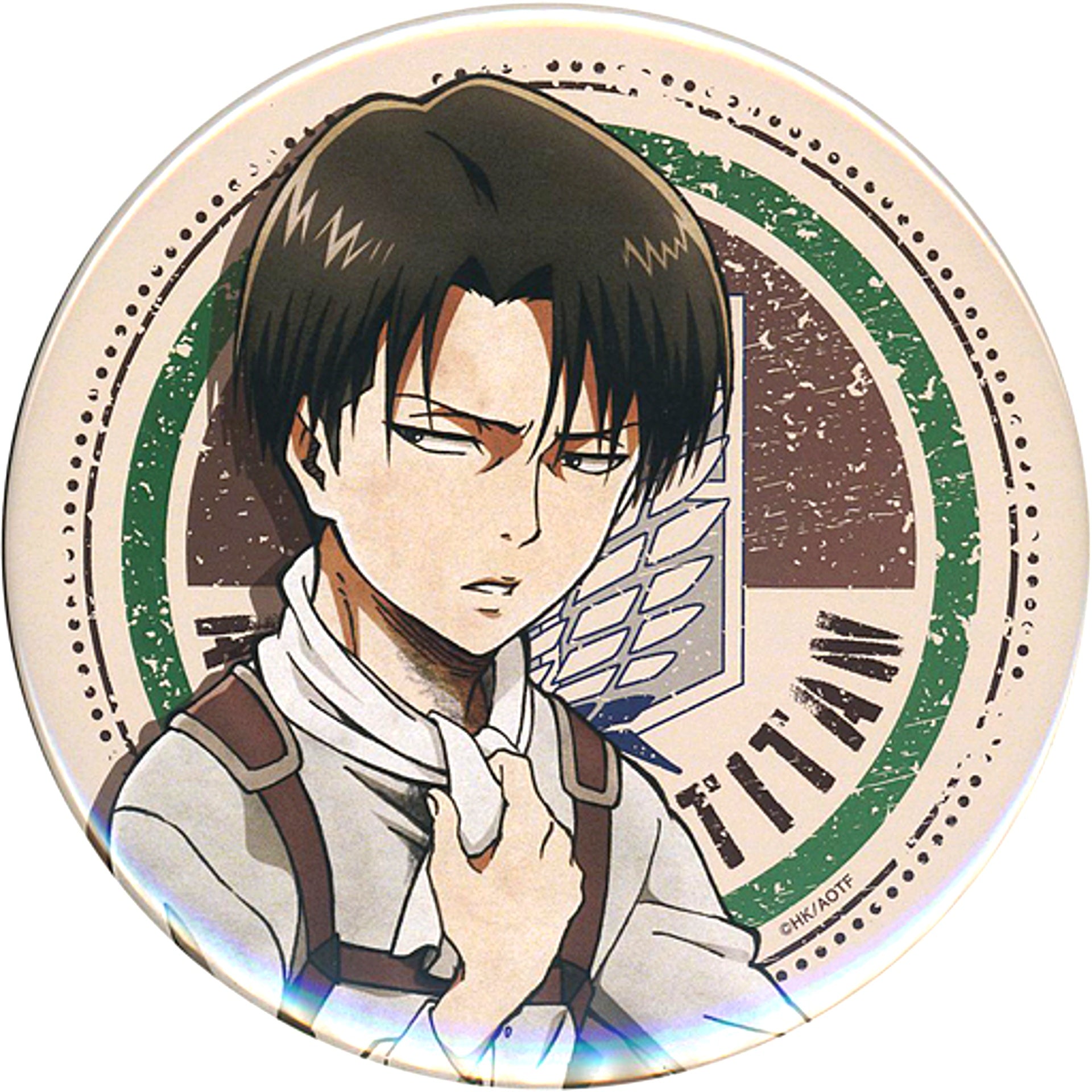 Levi Ackerman B03 Prize Attack on Titan The Final Season Chare Kuji Special Kuji 15cm BIG Button [USED]