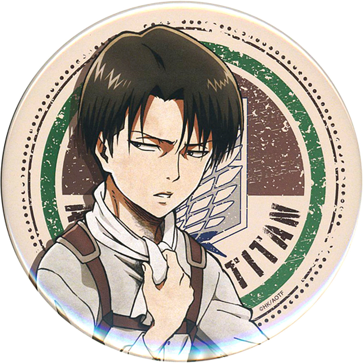 Levi Ackerman B03 Prize Attack on Titan The Final Season Chare Kuji Special Kuji 15cm BIG Button [USED]