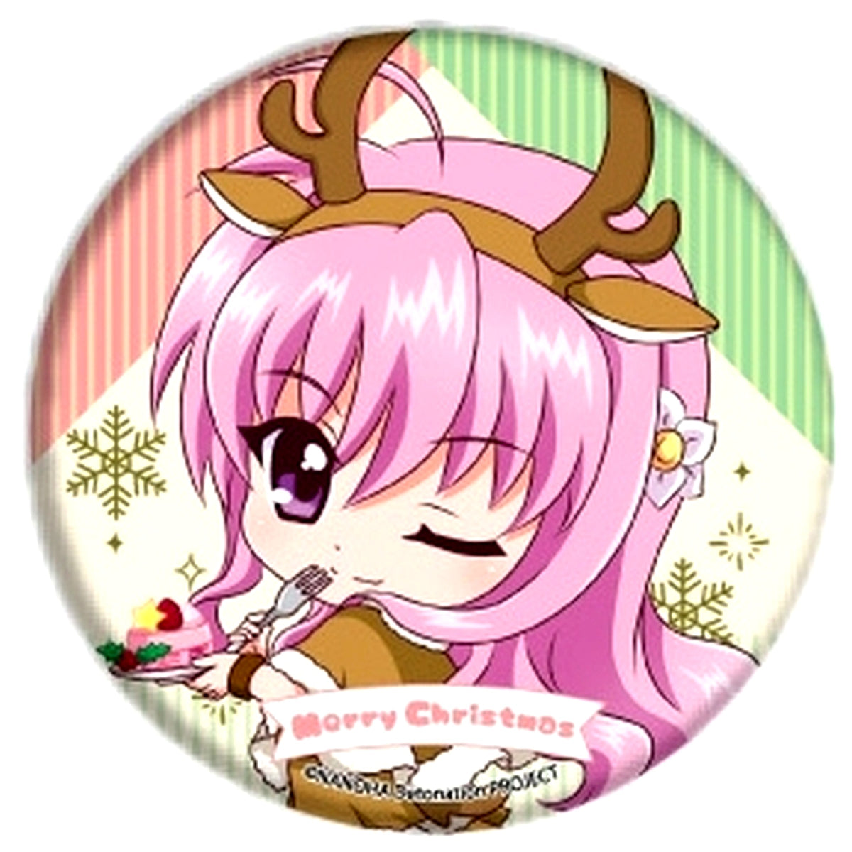 Kirie Florian Magical Girl Lyrical Nanoha Detonation Button 02. Christmas Ver. Mini Character [USED]