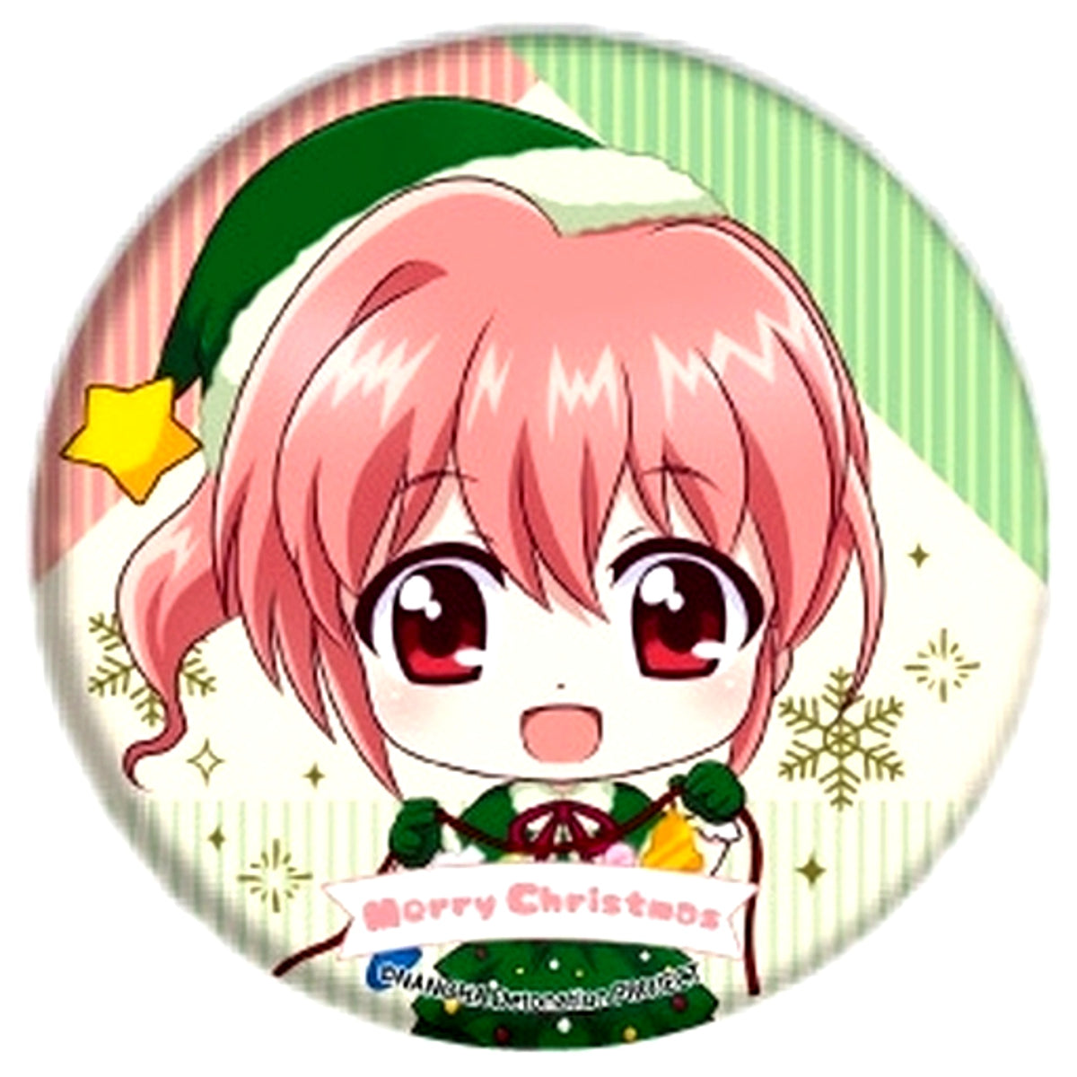 Iris Magical Girl Lyrical Nanoha Detonation Button 02. Christmas Ver. Mini Character [USED]
