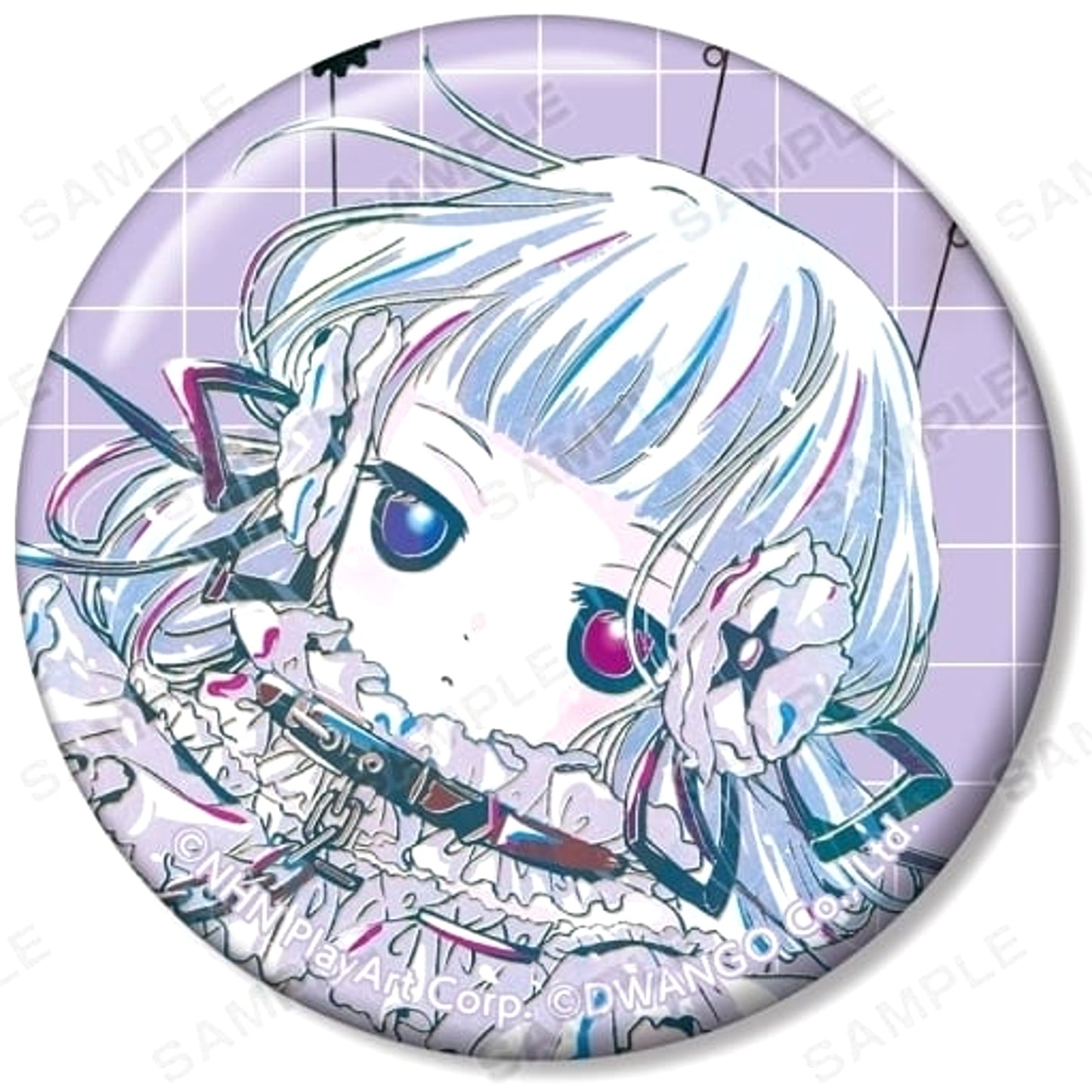 NND Compass Coquelicot Blanche Ani-Art Trading Can Badge Vol.3 Buttons [USED]