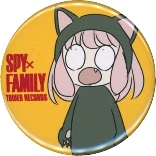 SPY x FAMILY Anya Forger Costume Trading Can Badge Tower Records Limited Buttons [USED]