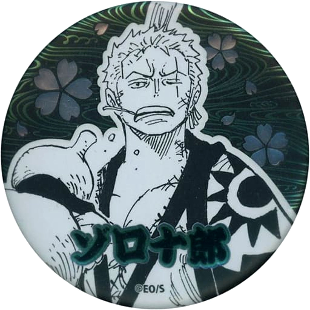 One Piece Zoro Juro Decollection Can Badge Part 2 Wano Country Arc Buttons [USED]