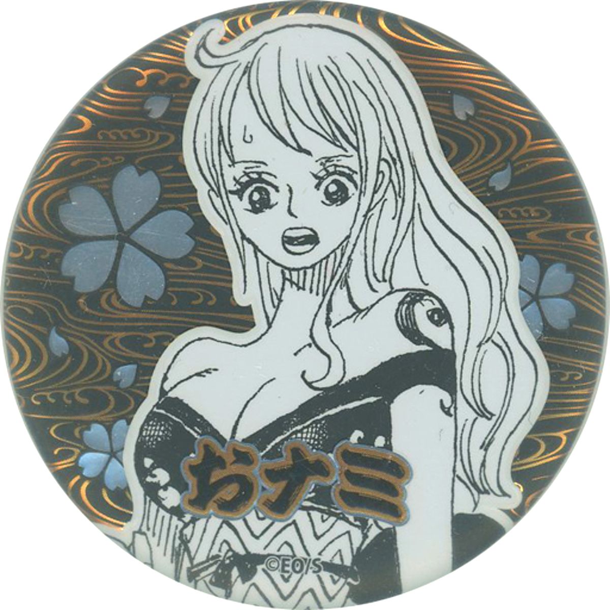 Nami Onami One Piece Decollection Button 2nd Wave Wano Country Arc [USED]