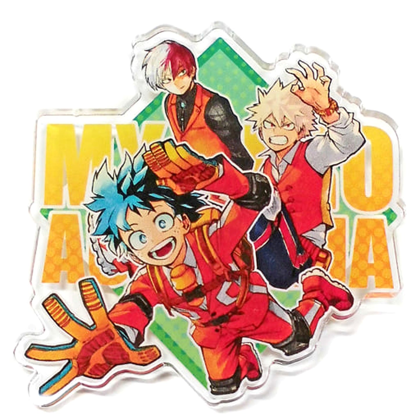My Hero Academia Izuku Midoriya Katsuki Bakugo Shoto Todoroki Acrylic Badge Jump Shop Online Limited 2Way Shoulder Bag Included Bonus Buttons [USED]