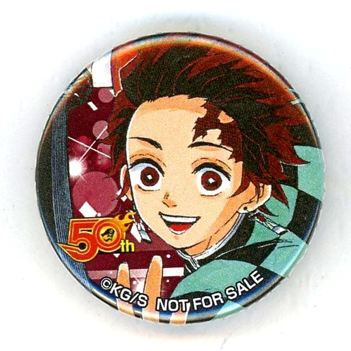 Tanjiro Kamado Demon Slayer: Kimetsu no Yaiba Selectable Button J Hero Summer Festival 2018 Eligible Purchase Bonus [USED]