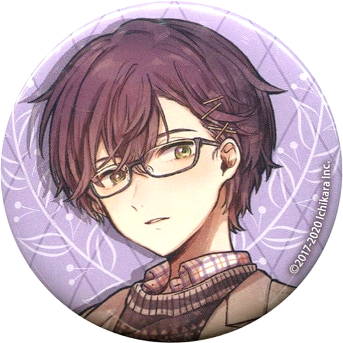 VTuber Nijisanji Kenmochi Toya Autumn Reading Goods 2020 Random Can Badge Buttons [USED]