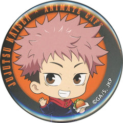Jujutsu Kaisen Yuji Itadori Trading Can Badge animate cafe Limited Buttons [USED]