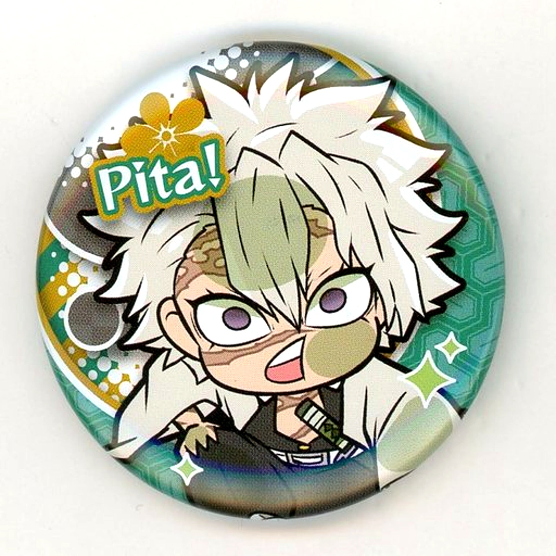 Sanemi Shinazugawa Demon Slayer Pita Deforme Button Vol.4 [USED]