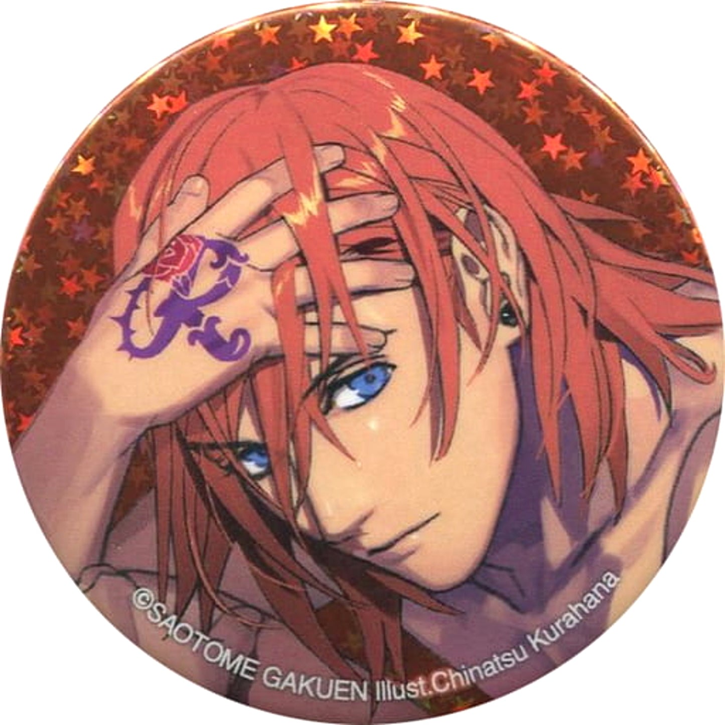 Uta no Prince Sama Ren Jinguji Trading Hologram Can Badge Solo Best Album Ver. animate Limited Buttons [USED]
