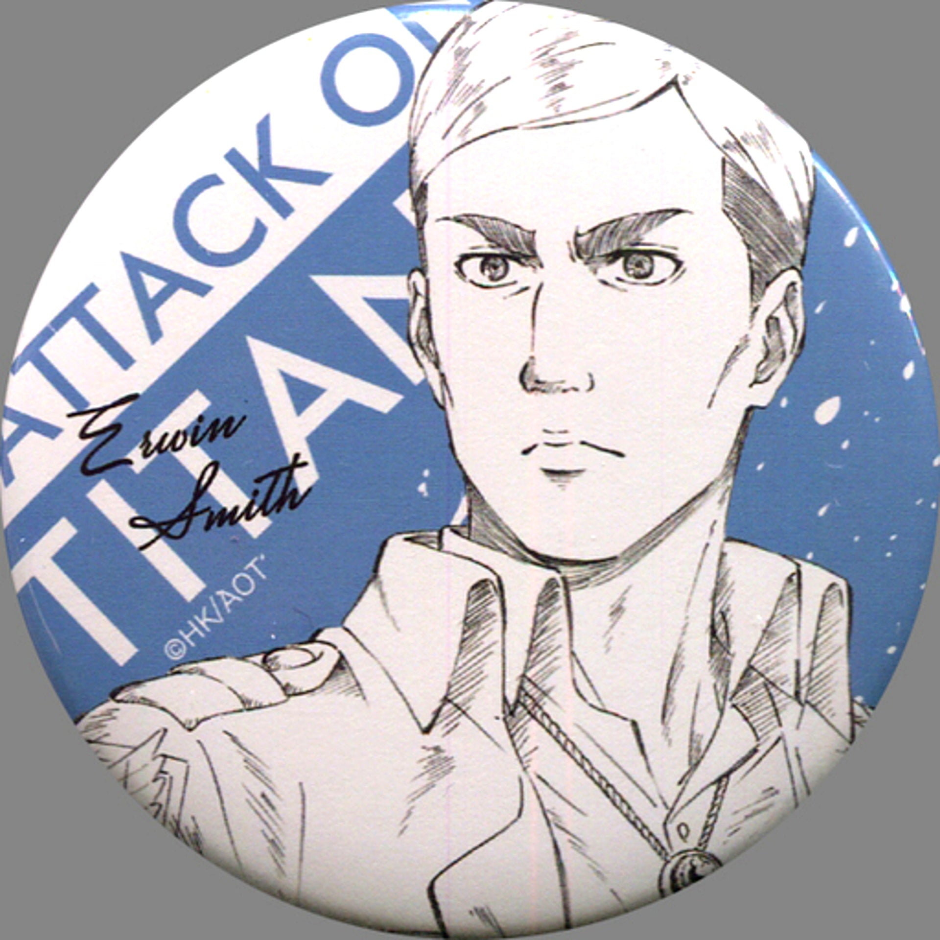 Erwin Smith Front Attack on Titan WIT STUDIO Limited Button [USED]