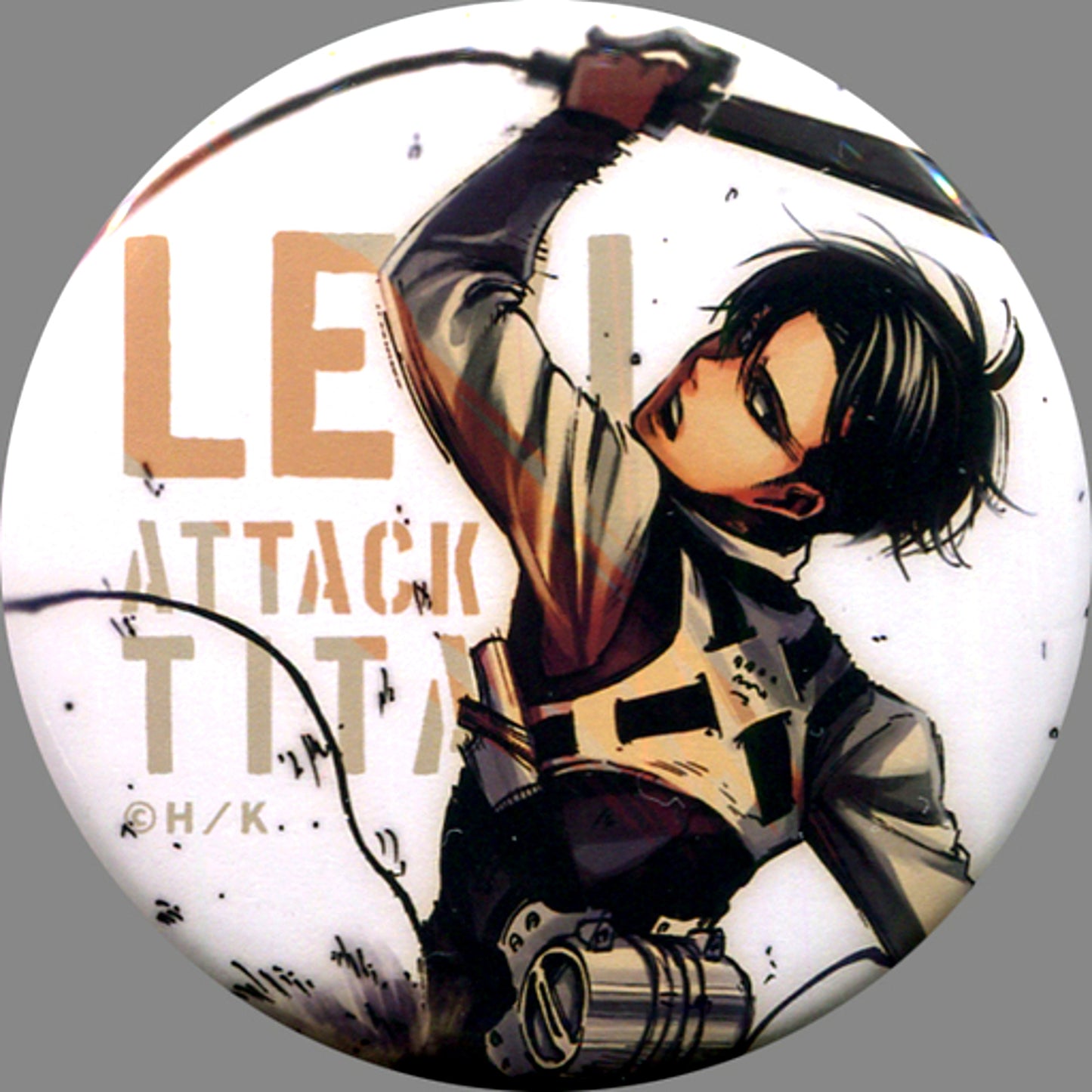 Single Item Levi Badge Attack on Titan Badge Set AnimeJapan 2015 Goods [USED]