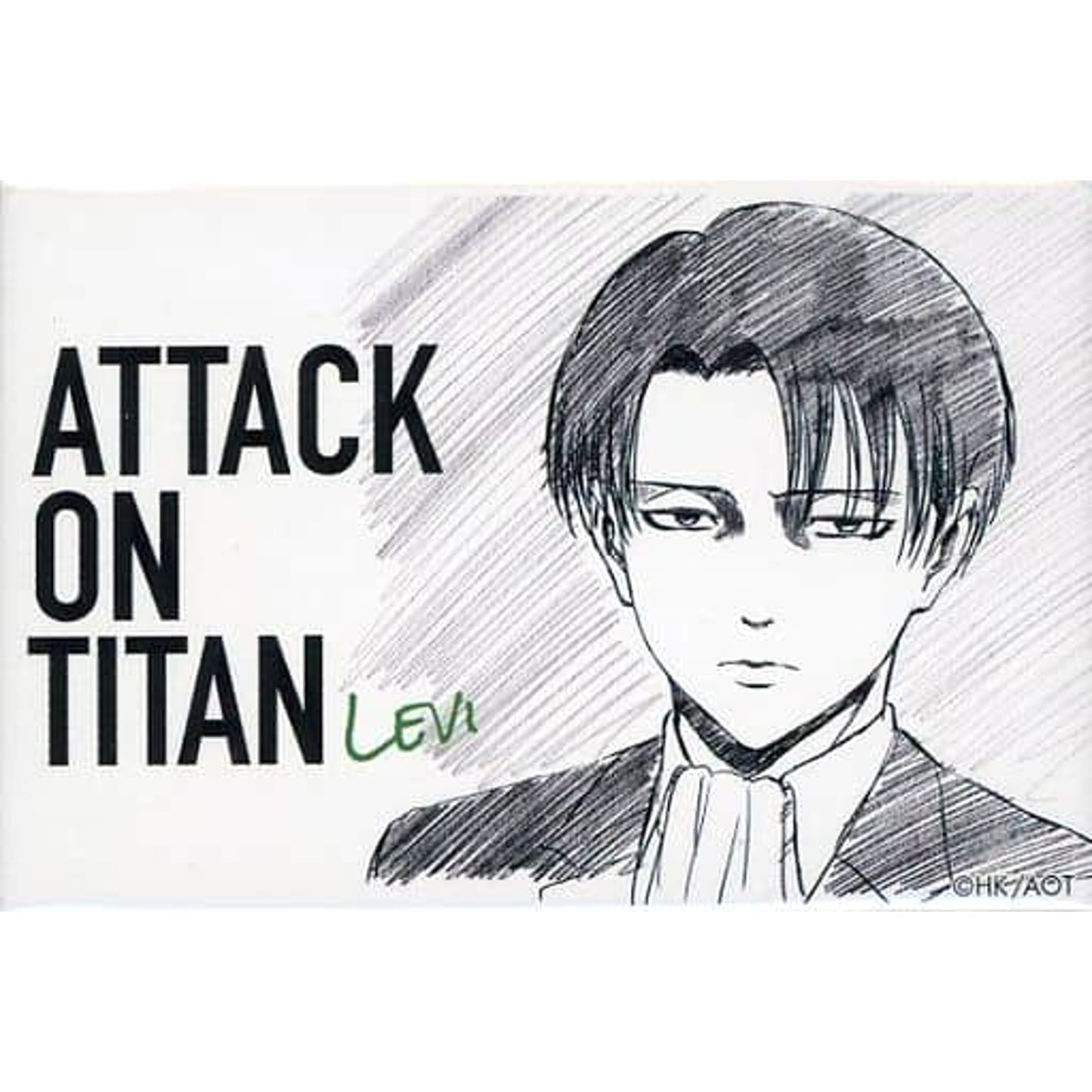 Levi Attack on Titan WIT STUDIO Square Button Collection [USED]