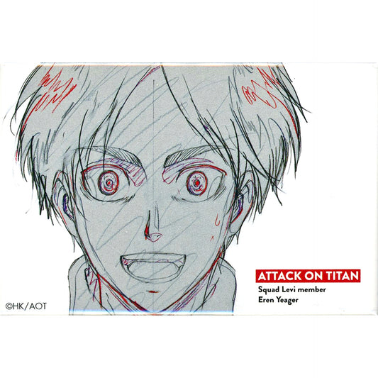 Eren Yeager - Smile Attack on Titan WIT STUDIO Square Badge Collection Vol. 2 [USED]