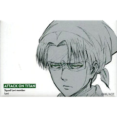 Attack on Titan Levi Ackerman Cleaning WIT STUDIO Square Can Badge Collection Part 2 Buttons [USED]