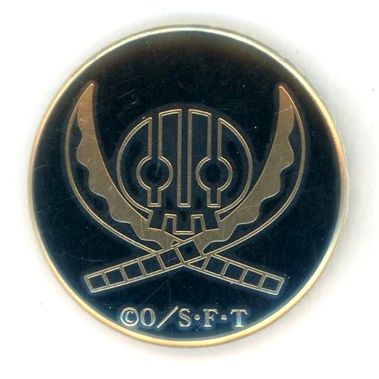 Killer Pirate Flag One Piece Metal Emblem Button Collection Worst Generation [USED]