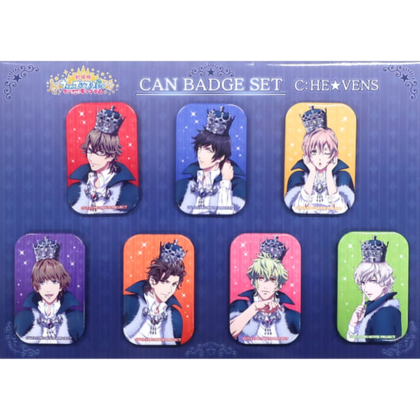 Uta no Prince Sama Movie: Maji Love Kingdom HEVENS Flower Series HEVENS Original Can Badge animate Limited Advance Ticket Bundled with Original Can Badge Set Buttons [USED]