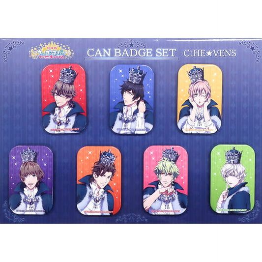 Uta no Prince Sama Movie: Maji Love Kingdom HEVENS Flower Series HEVENS Original Can Badge animate Limited Advance Ticket Bundled with Original Can Badge Set Buttons [USED]
