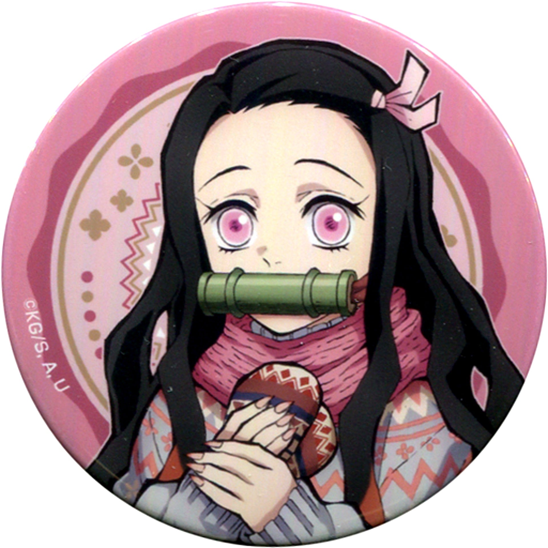 Nezuko Kamado Demon Slayer Random Button [USED]