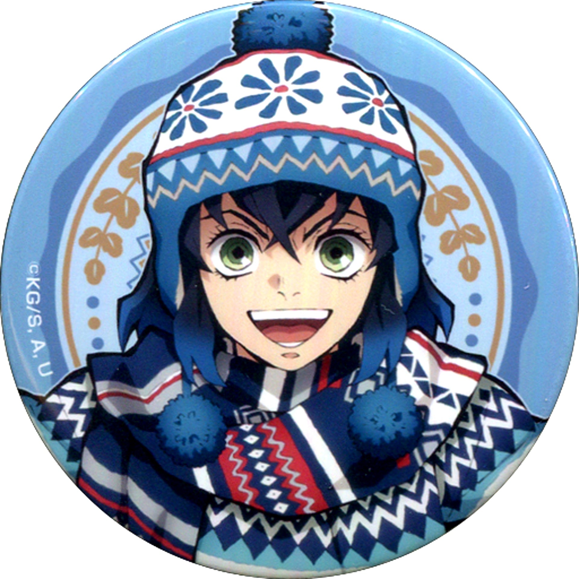 Inosuke Hashibira Demon Slayer Random Button [USED]