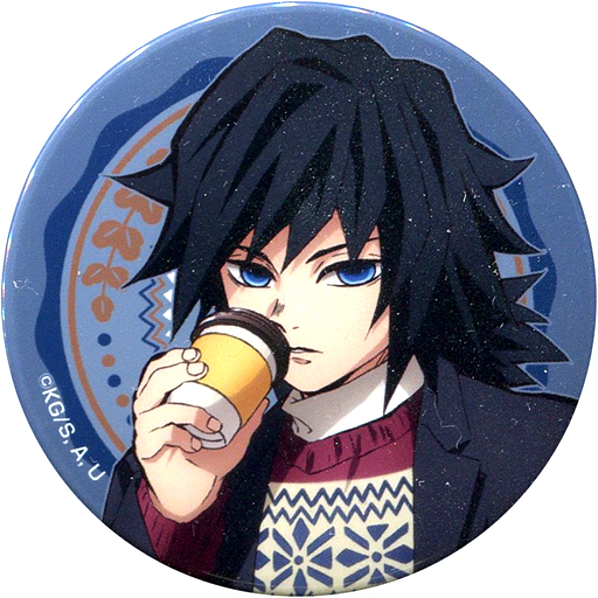 Giyu Tomioka Demon Slayer Kimetsu no Yaiba Random Button [USED]