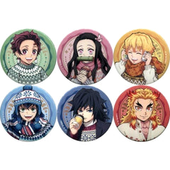 Demon Slayer: Kimetsu no Yaiba Nezuko Kamado & Others Random Can Badge All 6 Types Set Buttons [USED]