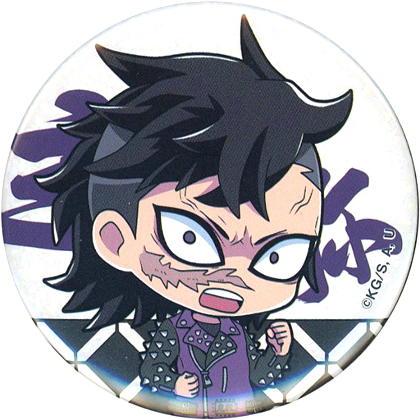Genya Shinazugawa Demon Slayer atmos Hologram Button [USED]