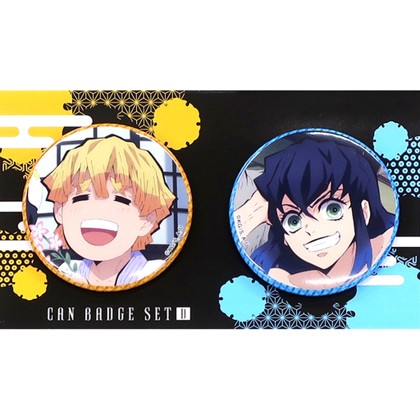 Zenitsu Agatsuma Inosuke Hashibira Demon Slayer: Kimetsu no Yaiba Button Set [USED]