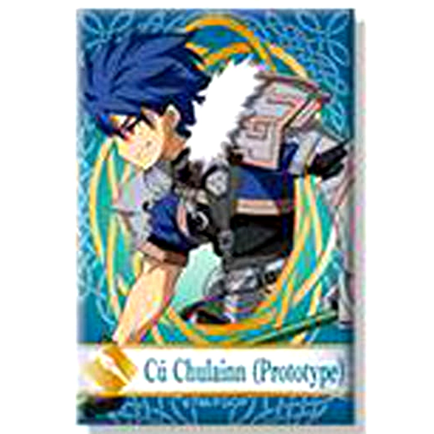 Fate/Grand Order Lancer Cu Chulainn Prototype Battle Chara Square Can Badge Vol.2 [USED]
