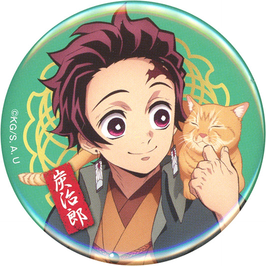 Tanjiro Kamado Normal Spec Demon Slayer: Kimetsu no Yaiba x Namjatown Peaceful Days with Cats 56mm Button Collection [USED]