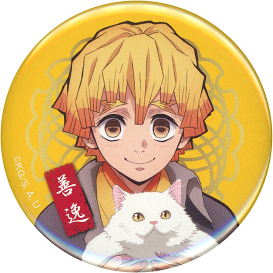 Zenitsu Agatsuma Normal Spec Demon Slayer x Namjatown Peaceful Days with Cats 56mm Button Collection [USED]
